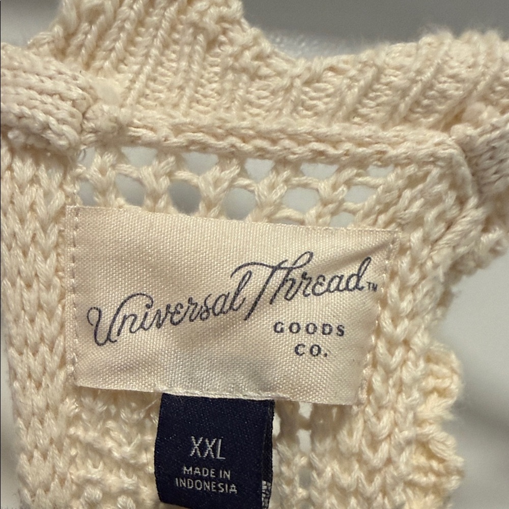 Universal Thread Women's Ivory Knit Jumpsuit - Picture 2 of 7
